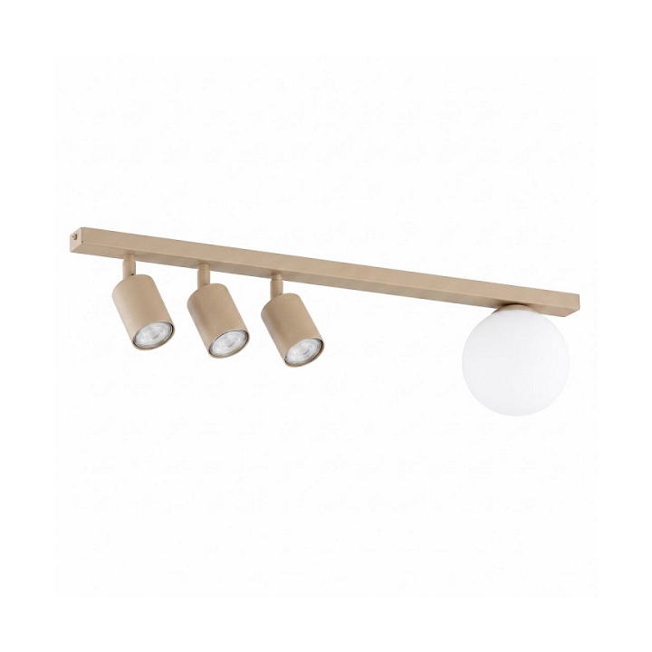 Lampa sufitowa BASTER 4 MOKKA OPAL - Emibig