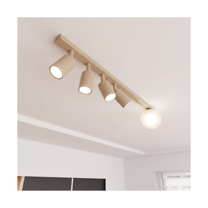 Lampa sufitowa BASTER 5 MOKKA OPAL - Emibig