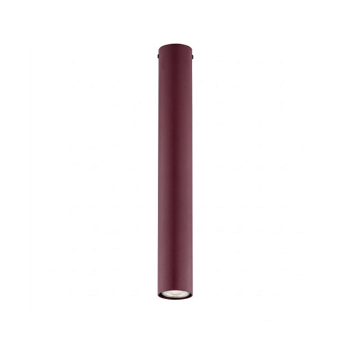 Lampa sufitowa TECNO 1L BURGUNDY - Emibig