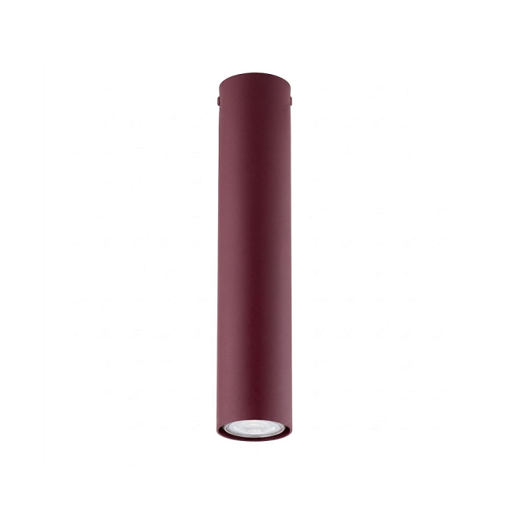 Lampa sufitowa TECNO 1M BURGUNDY - Emibig