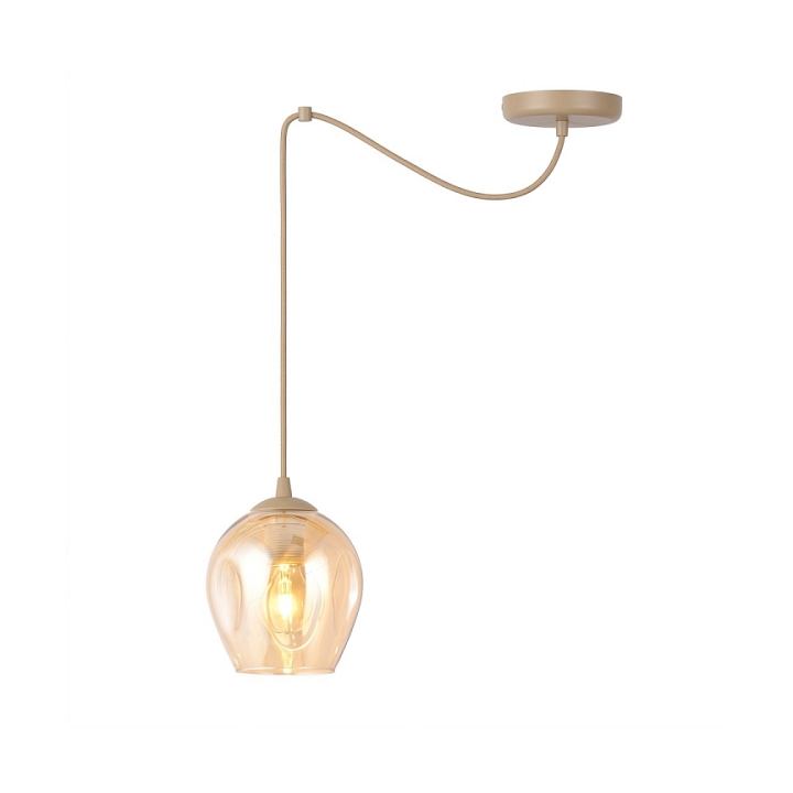 Lampa wisząca LEVEL 1 MOKKA AMBER - Emibig