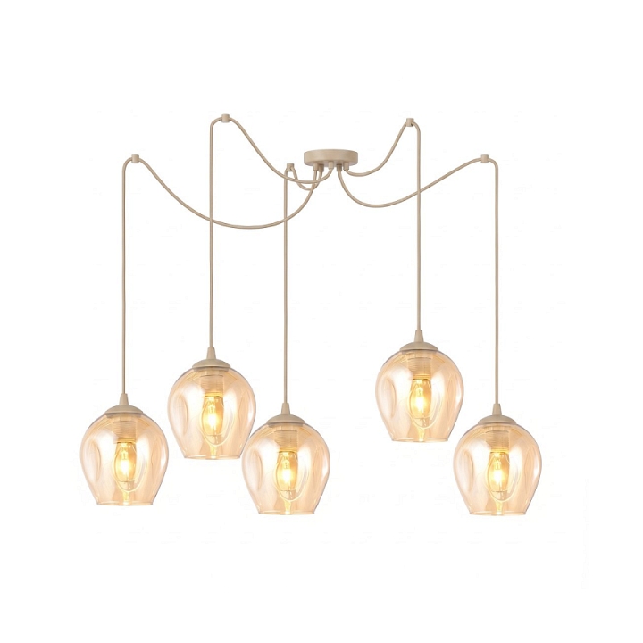 Lampa wisząca LEVEL 5 MOKKA AMBER - Emibig