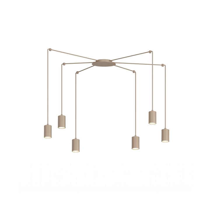 Lampa wisząca TRAKER 6 MOKKA - Emibig