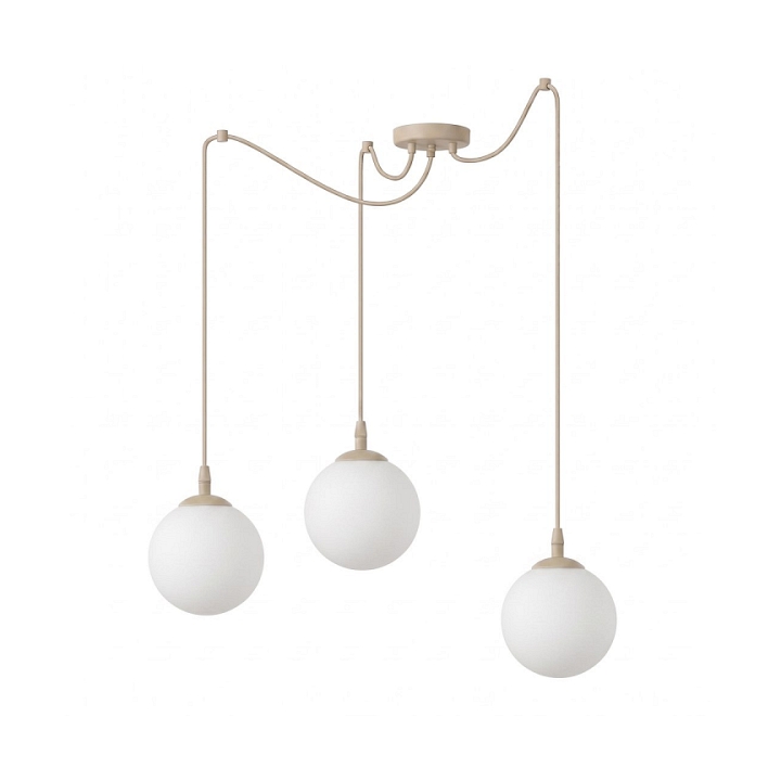 Lampa wisząca GIGI 3 MOKKA OPAL - Emibig
