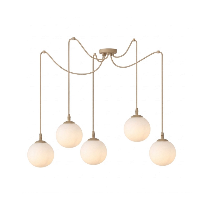 Lampa wisząca GIGI 5 MOKKA OPAL - Emibig