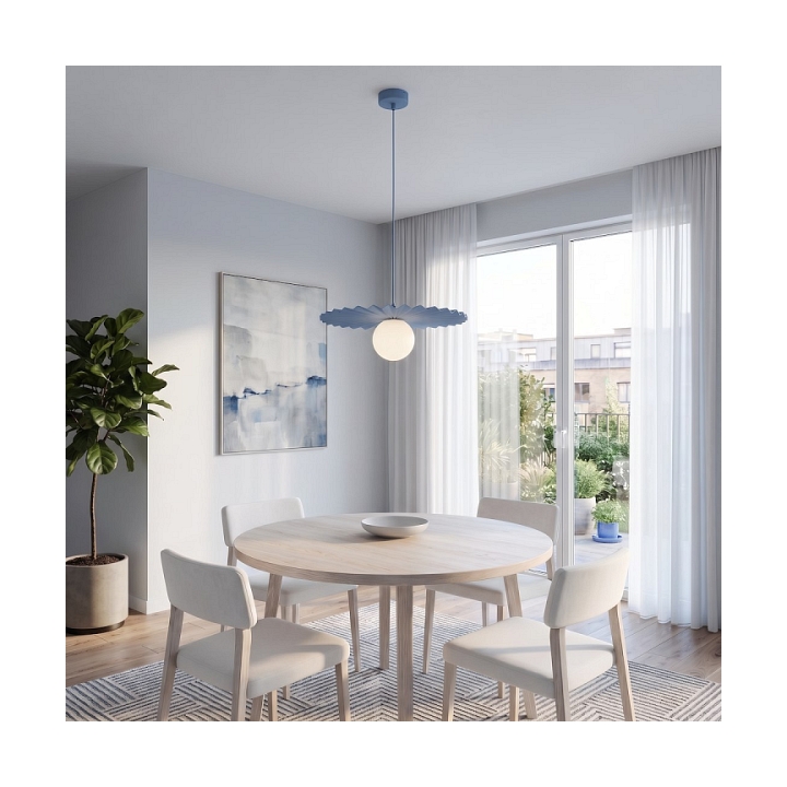 Lampa wisząca UMBRA 1 DUSTY BLUE - Emibig