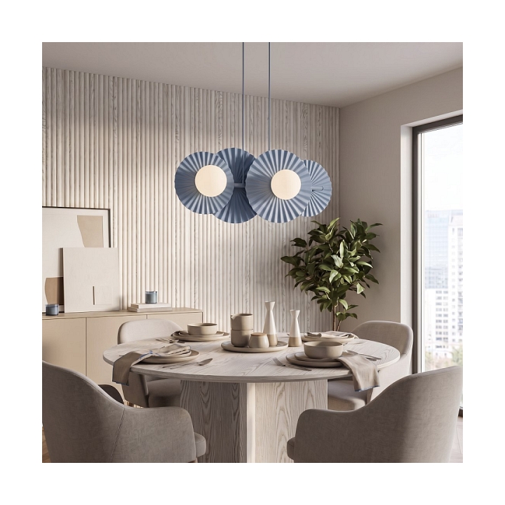 Lampa wisząca UMBRA 4 DUSTY BLUE - Emibig