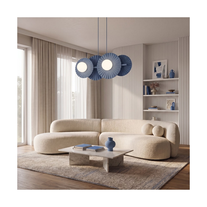 Lampa wisząca UMBRA 4 DUSTY BLUE - Emibig