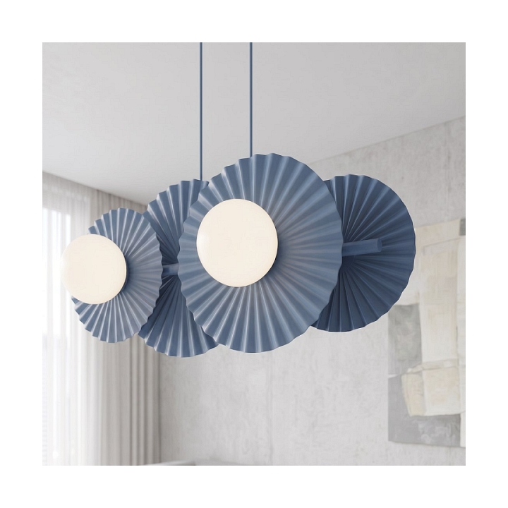 Lampa wisząca UMBRA 4 DUSTY BLUE - Emibig