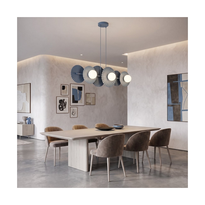 Lampa wisząca UMBRA 6 DUSTY BLUE - Emibig