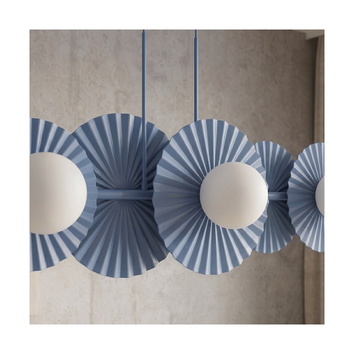 Lampa wisząca UMBRA 6 DUSTY BLUE - Emibig