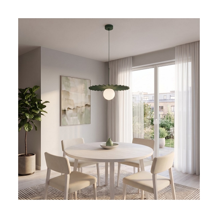 Lampa wisząca UMBRA 1 OLIVE GREEN - Emibig