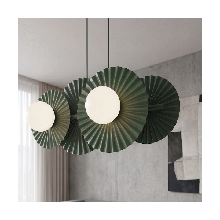 Lampa wisząca UMBRA 4 OLIVE GREEN - Emibig