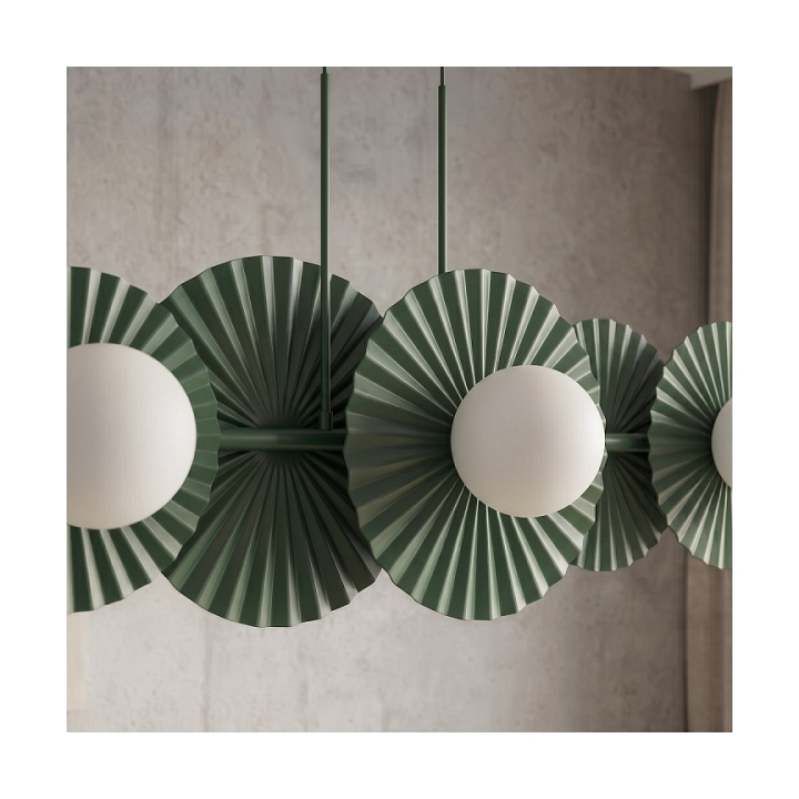 Lampa wisząca UMBRA 6 OLIVE GREEN - Emibig
