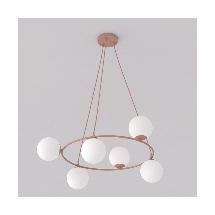 Lampa wisząca AZURA 6 CORAL OPAL - Emibig