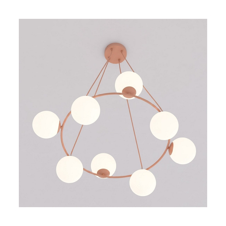 Lampa wisząca AZURA 8 CORAL OPAL - Emibig