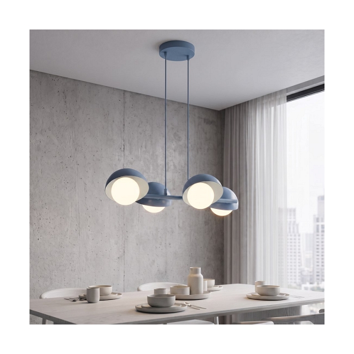 Lampa wisząca BOOM 4 DUSTY BLUE - Emibig