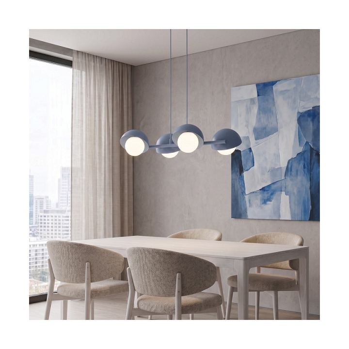 Lampa wisząca BOOM 4 DUSTY BLUE - Emibig