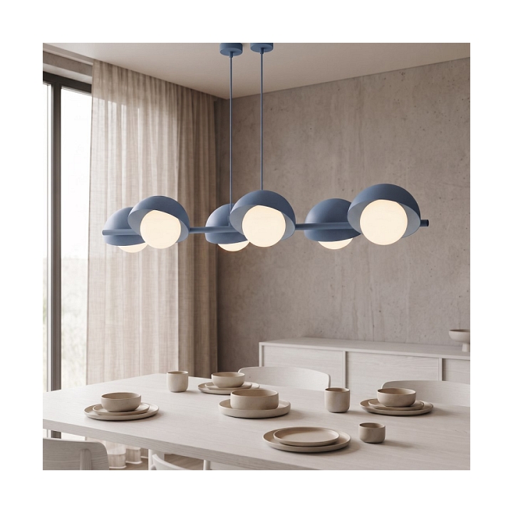 Lampa wisząca BOOM 6 DUSTY BLUE - Emibig