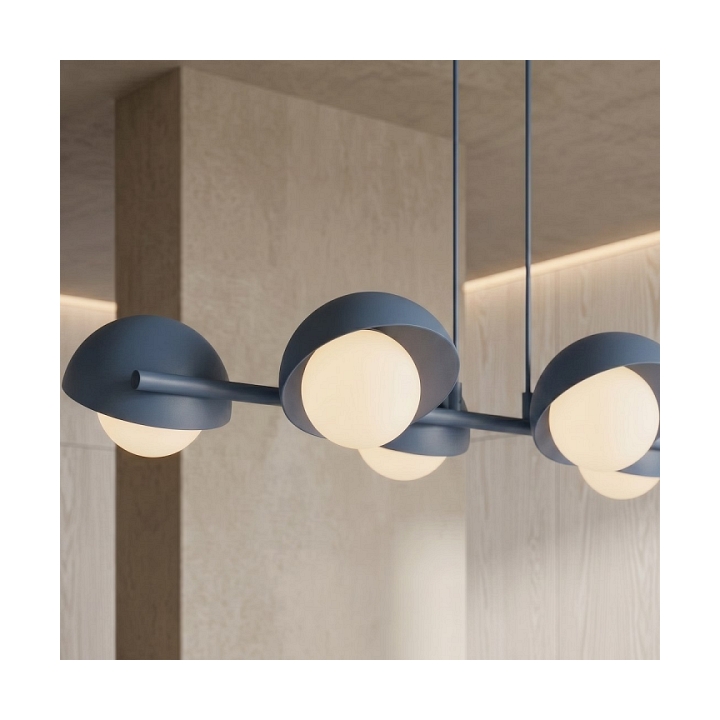 Lampa wisząca BOOM 6 DUSTY BLUE - Emibig