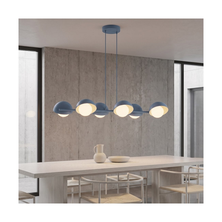 Lampa wisząca BOOM 6 DUSTY BLUE - Emibig