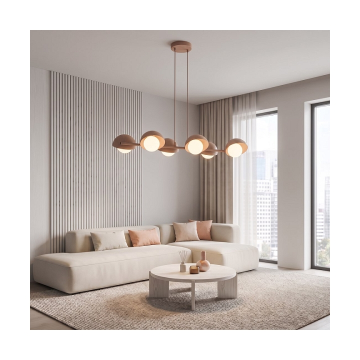 Lampa wisząca BOOM 6 CORAL - Emibig