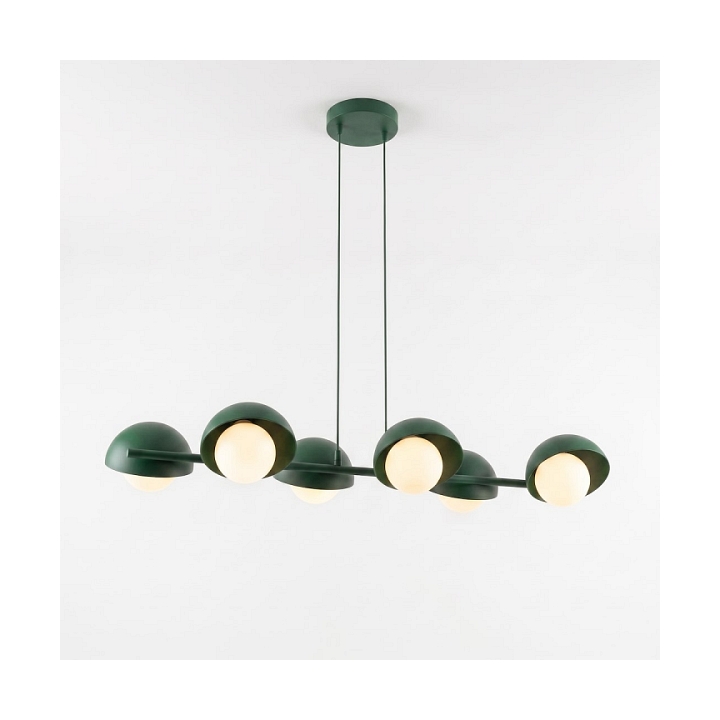 Lampa wisząca BOOM 6 OLIVE GREEN - Emibig