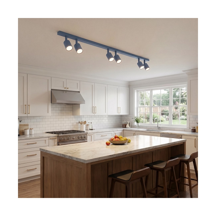 Lampa sufitowa FLASH 6 DUSTY BLUE - Emibig