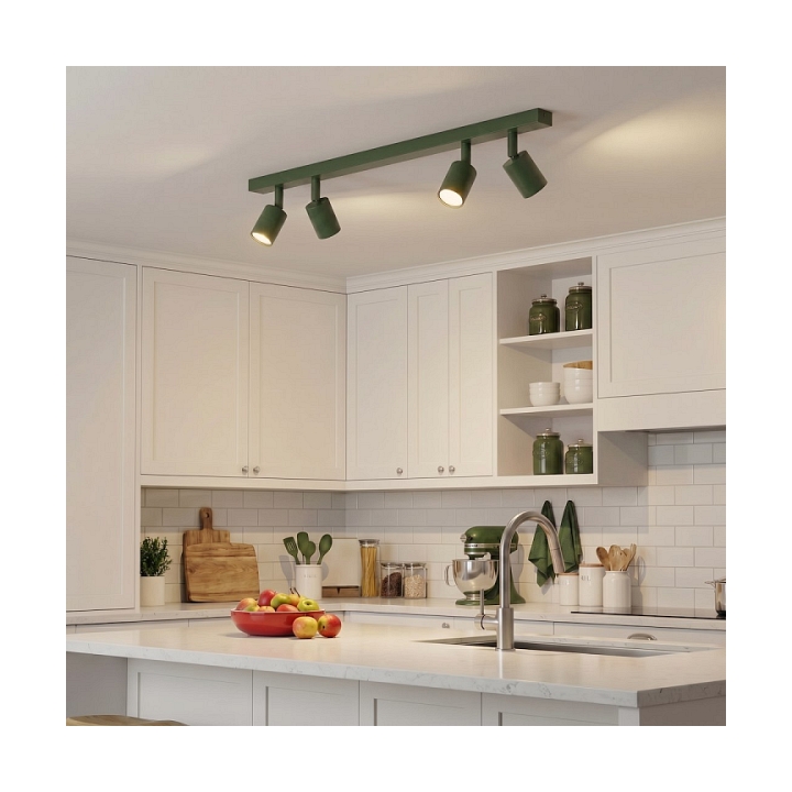 Lampa sufitowa FLASH 4 OLIVE GREEN - Emibig