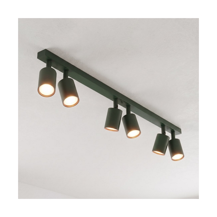 Lampa sufitowa FLASH 6 OLIVE GREEN - Emibig