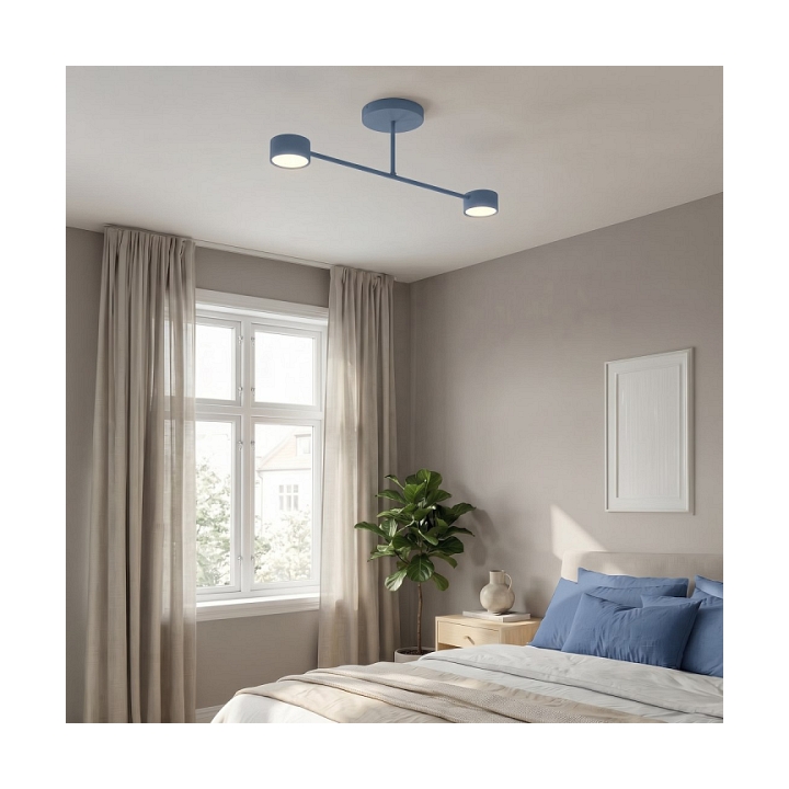 Lampa sufitowa HALO 2 DUSTY BLUE - Emibig
