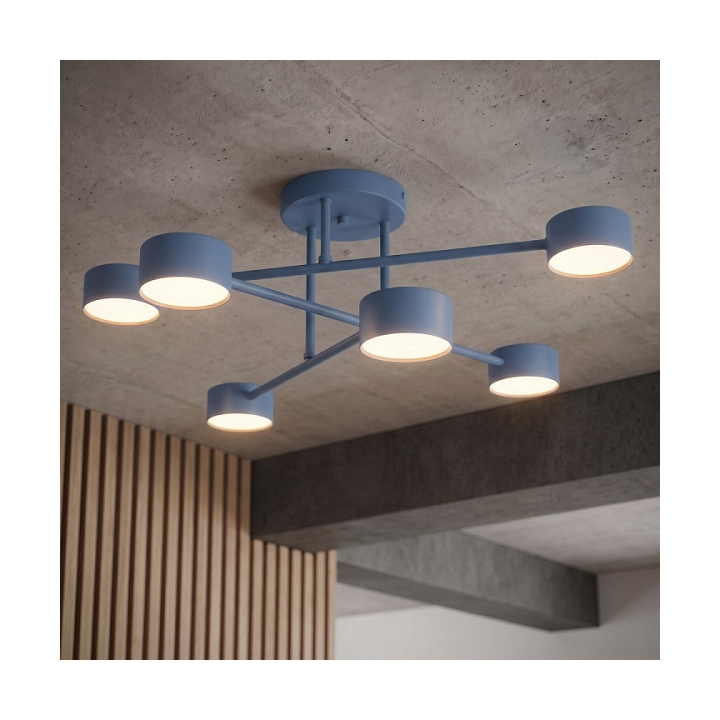 Lampa sufitowa HALO 6 DUSTY BLUE - Emibig