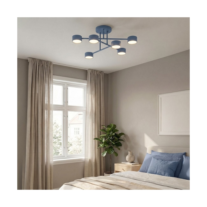 Lampa sufitowa HALO 6 DUSTY BLUE - Emibig