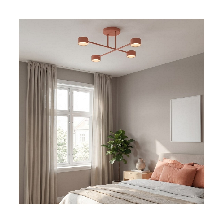 Lampa sufitowa HALO 4 CORAL - Emibig
