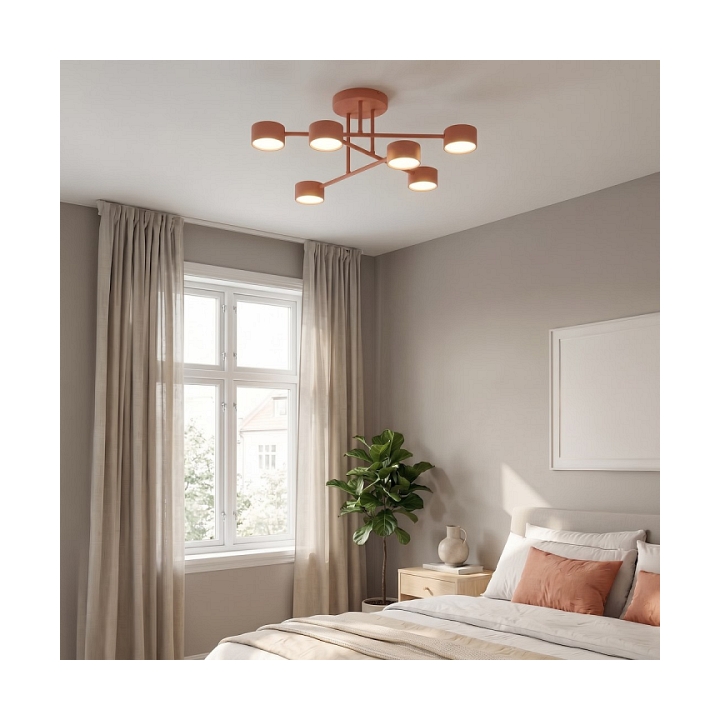 Lampa sufitowa HALO 6 CORAL - Emibig