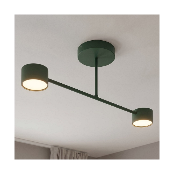 Lampa sufitowa HALO 2 OLIVE GREEN - Emibig