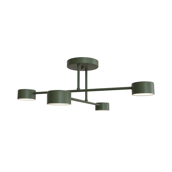 Lampa sufitowa HALO 4 OLIVE GREEN - Emibig