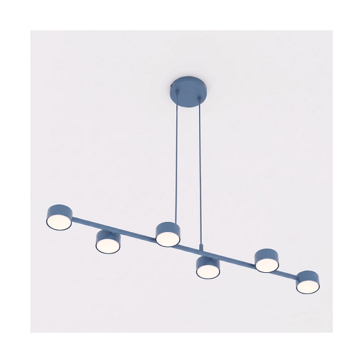 Lampa wisząca MEGARA 6 DUSTY BLUE - Emibig
