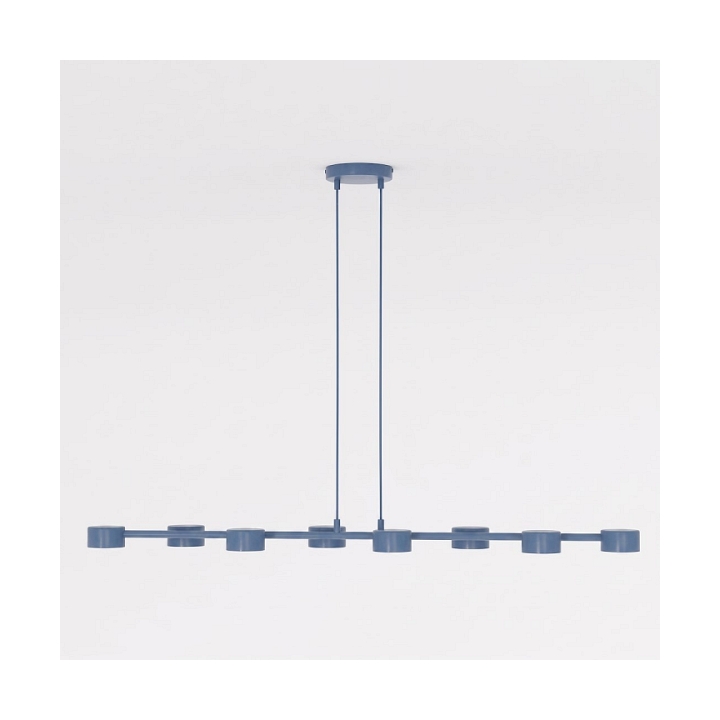 Lampa wisząca MEGARA 8 DUSTY BLUE - Emibig
