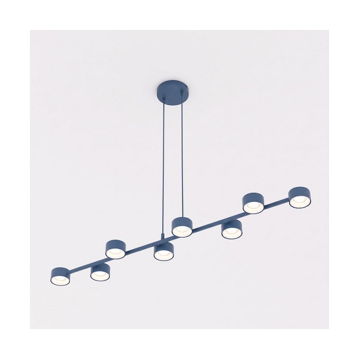 Lampa wisząca MEGARA 8 DUSTY BLUE - Emibig