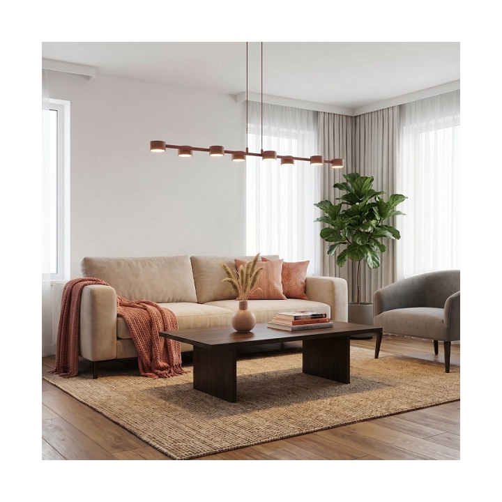 Lampa wisząca MEGARA 8 CORAL - Emibig