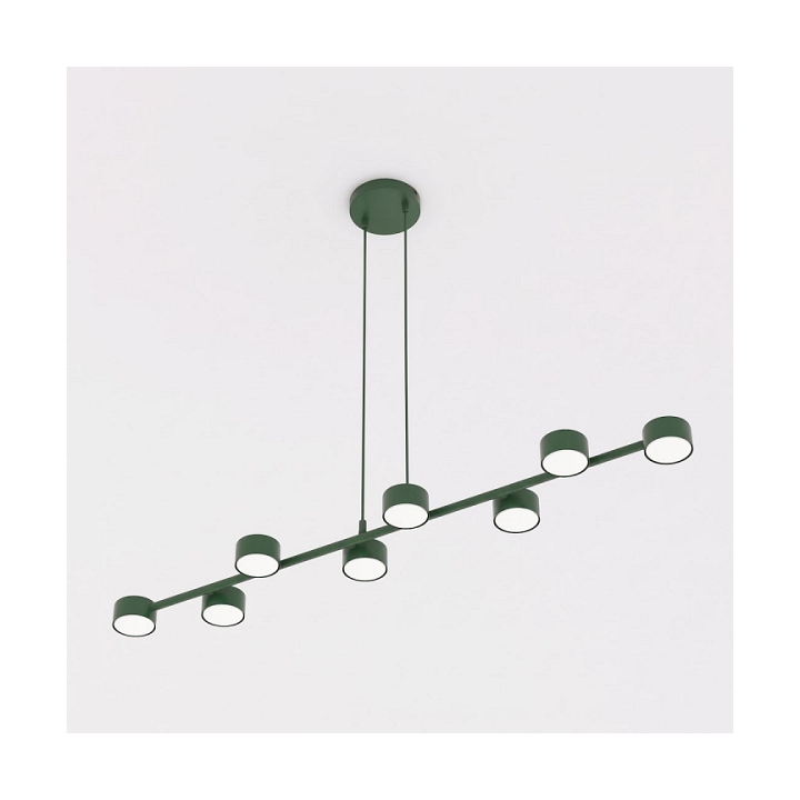 Lampa wisząca MEGARA 8 OLIVE GREEN - Emibig