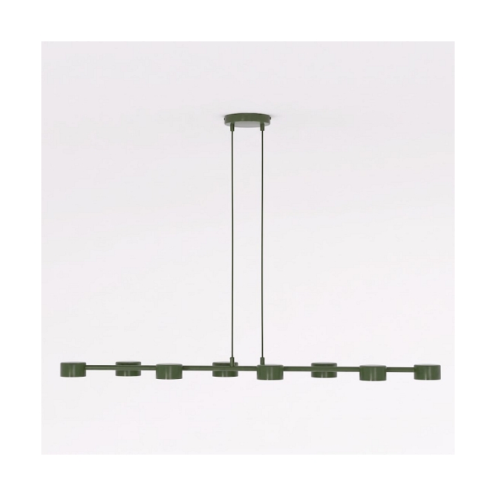 Lampa wisząca MEGARA 8 OLIVE GREEN - Emibig