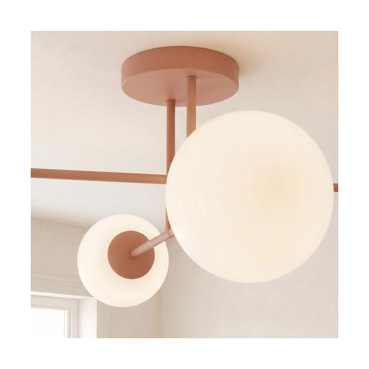 Lampa sufitowa ROMA 4 CORAL OPAL - Emibig