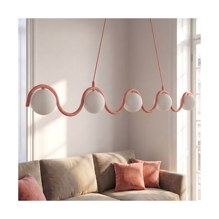 Lampa wisząca SINUS 5 CORAL - Emibig