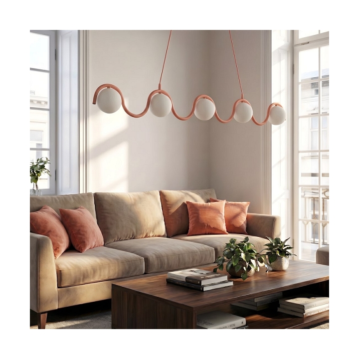 Lampa wisząca SINUS 5 CORAL - Emibig