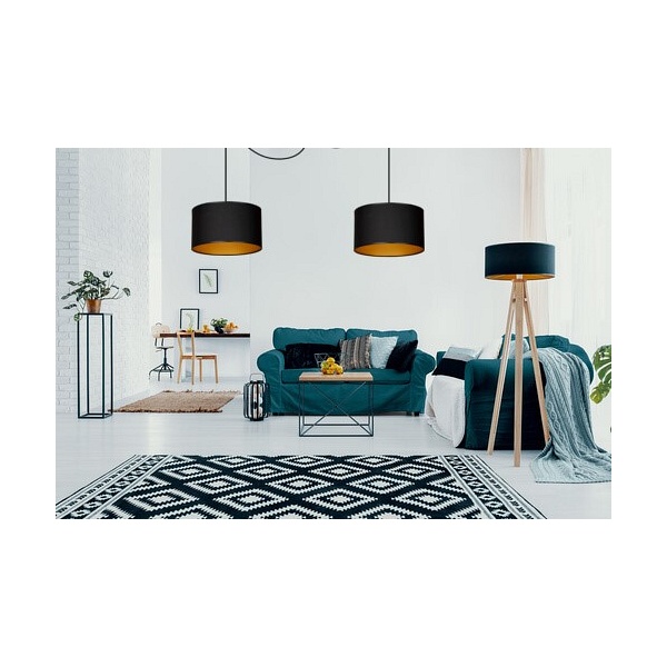 Lampa wisząca ROTO 2 BL BLACK/GOLD