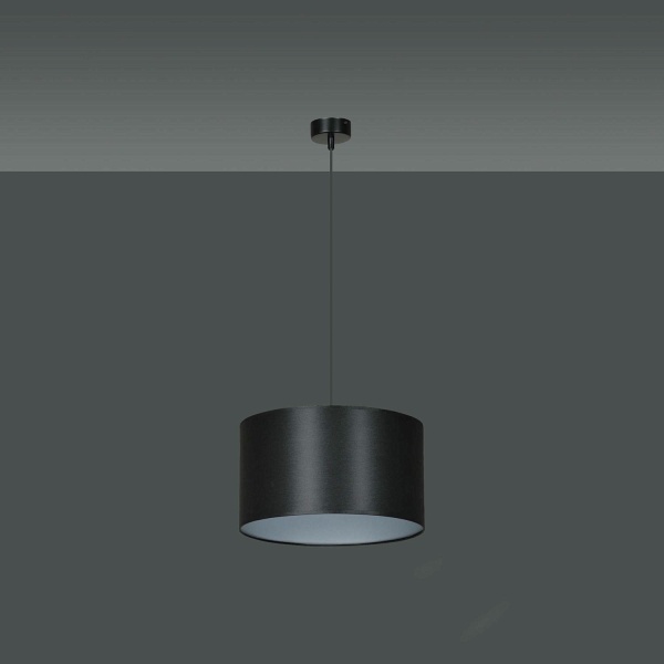 Lampa wisząca ROTO 1 BL BLACK/SILVER