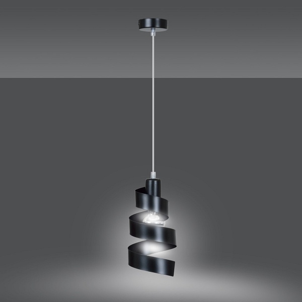 Lampa wisząca SAGA 1 BLACK