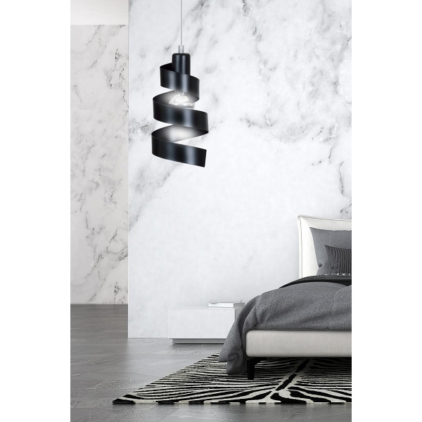 Lampa wisząca SAGA 1 BLACK